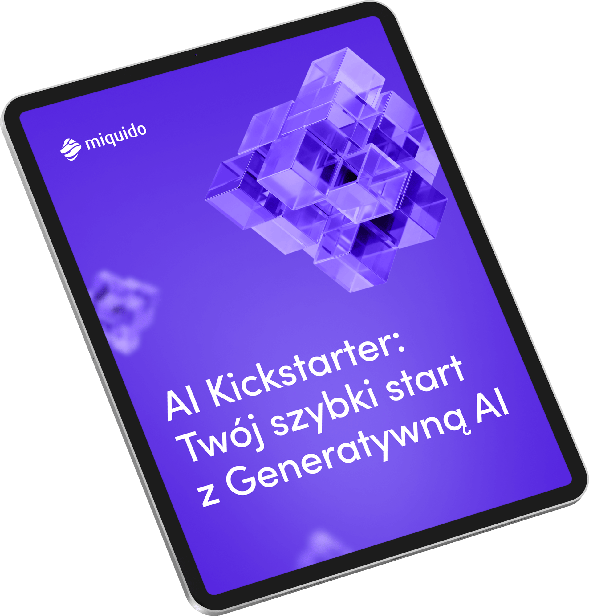 AI Kickstarter 1-pager mockup