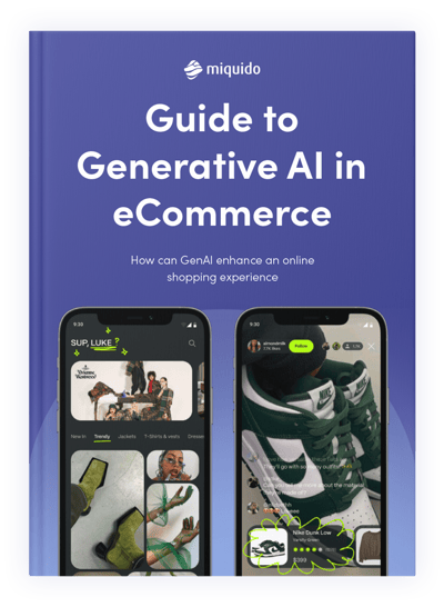 Guide to Generative AI in eCommerce – Shadow book cover mockup
