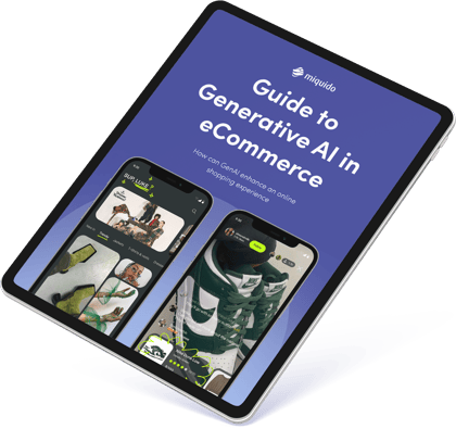 Guide to Generative AI in eCommerce Tablet Mockup Guide to Generative AI in eCommerce Tablet Mockup