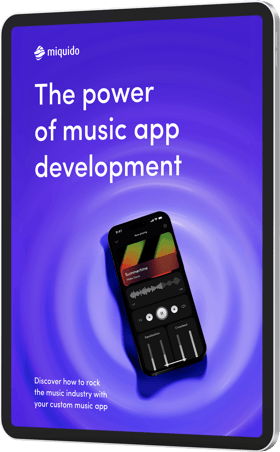 Music app development guide Footer