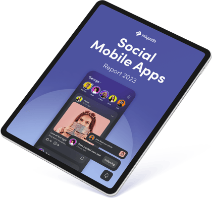 Social mobile apps Tablet Mockup Social mobile apps Tablet Mockup