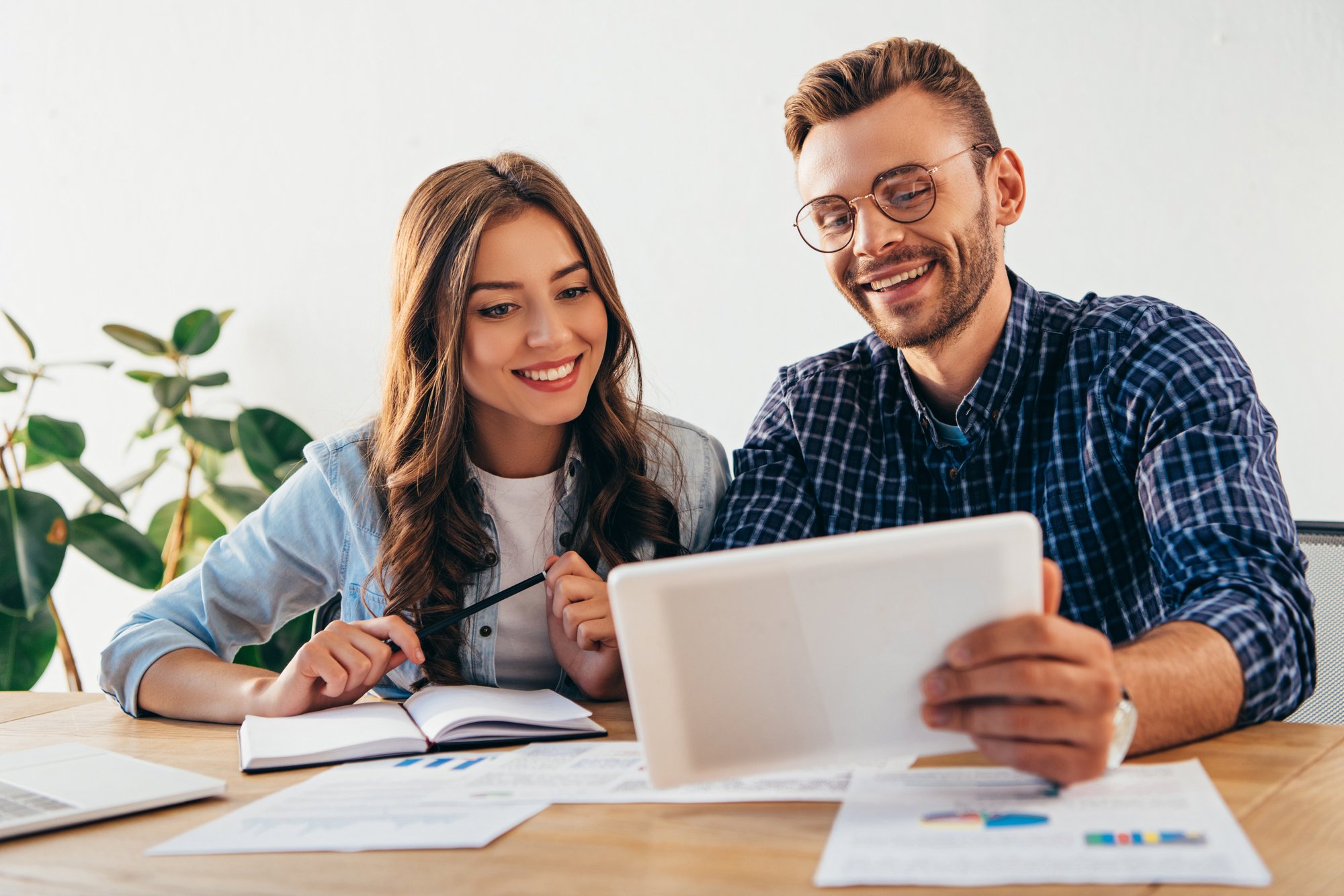 smiling-business-colleagues-with-tablet-taking-par-2021-08-29-22-35-48-utc smiling-business-colleagues-with-tablet-taking-par-2021-08-29-22-35-48-utc